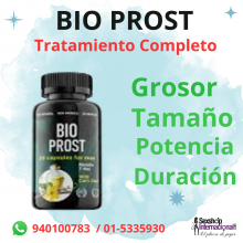 BIO PROST SUPLEMENTO DIETARIO PROSTATICO - SEXSHOP PLAZA NORTE.